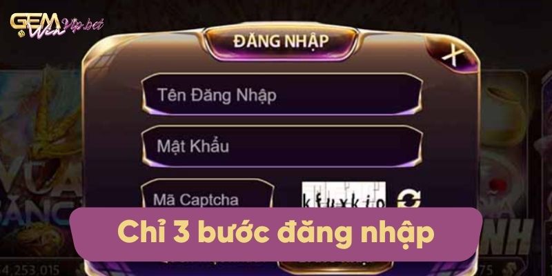 Chỉ sau khoản 3 bước cơ bản là bạn đã đăng nhập tài khoản thành công